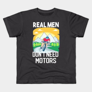 Real Men Love Cycling Kids T-Shirt